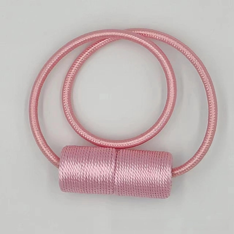 Punch-Free Magnetic Curtain Buckle Tie Rope Accessory for Headphones with Cylindrical Design | Home Decor Accessories