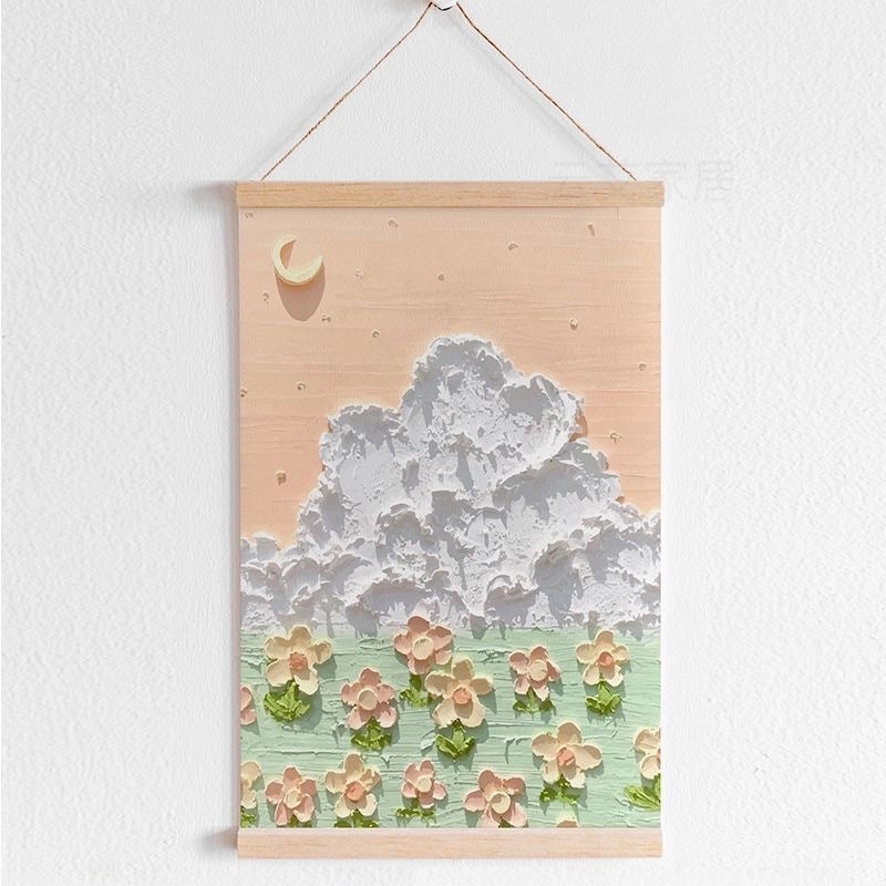 Serene Floral Countryside Wall Decor | Home & Living - Wall Art