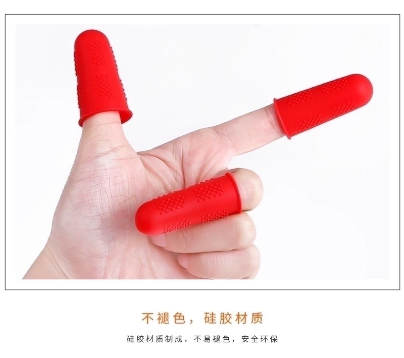 Silicone Finger Sleeve for Injury Protection and Cut Prevention | Protective Gear