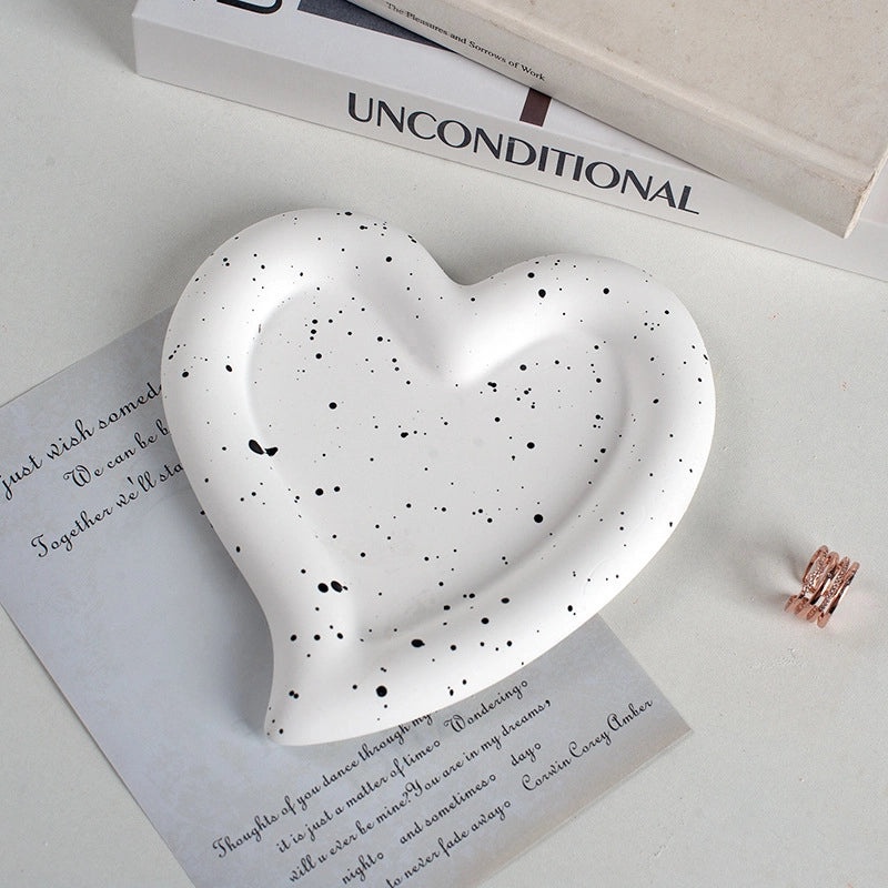 Love Flower Jewelry Display Plate for Photography Props Nail Art Small Objects Background|Photography Props