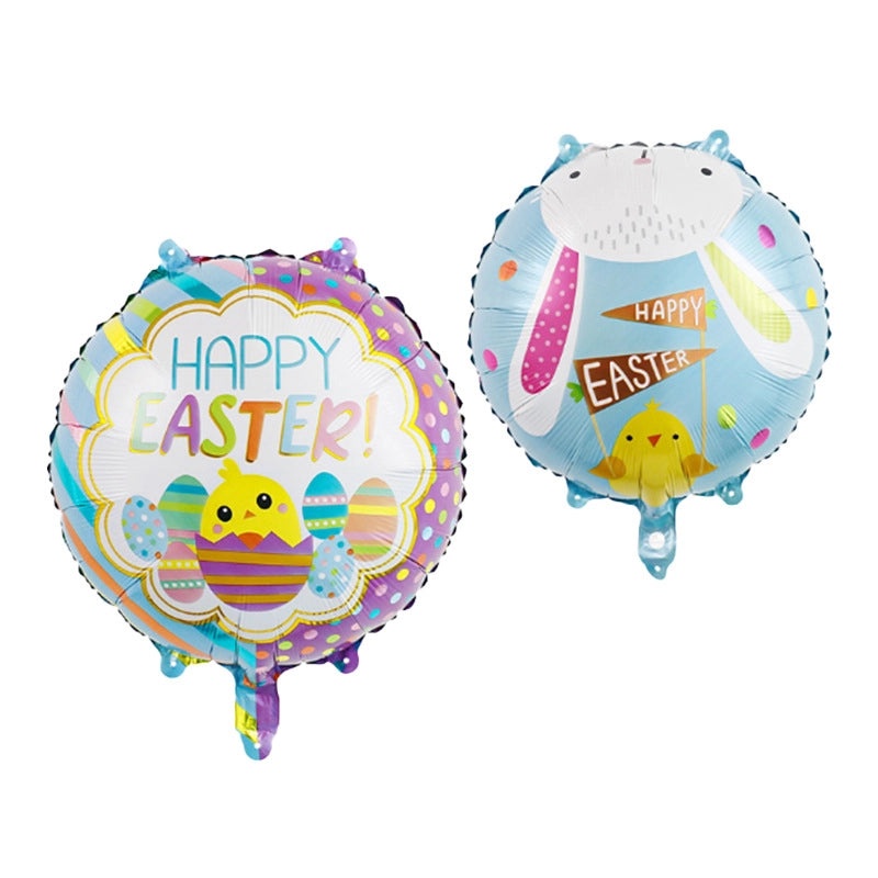 Cartoon Easter Bunny Aluminum Foil Balloons for Forest Theme Birthday Party | Party Supplies Balloons
