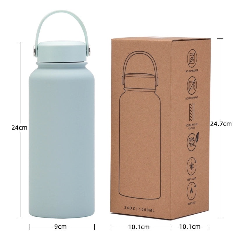 Stylish Solid Color Stainless Steel Vacuum Flask 1pc|Home & Kitchen Accessories