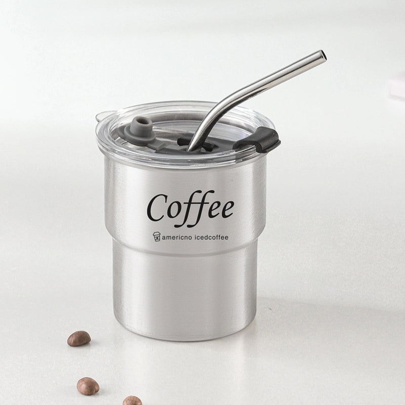 Stainless Steel Outdoor Coffee Cup 304 Single-layer Camping Beer Mug Lightweight Portable|Outdoor & Camping Gear