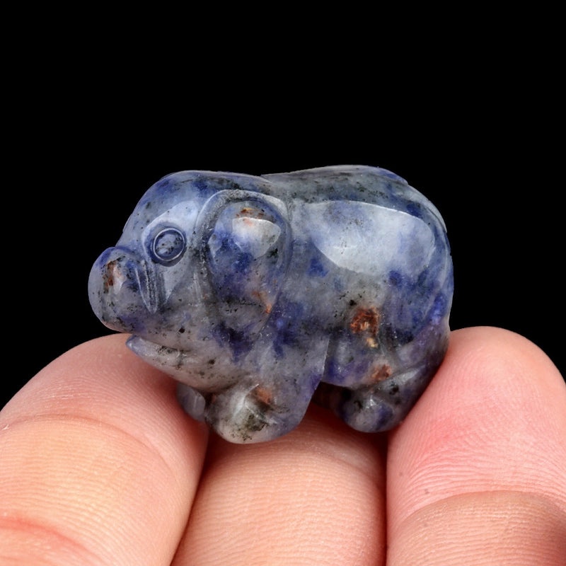 Adorable Animal-Shaped Natural Stone Crystal Decor | Home & Living Decorative Accents