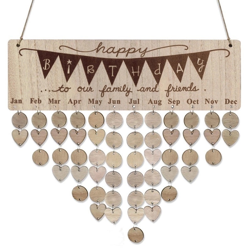 Minimalist Wooden Letter Pendant for Home Decor|Home Decor Accessories