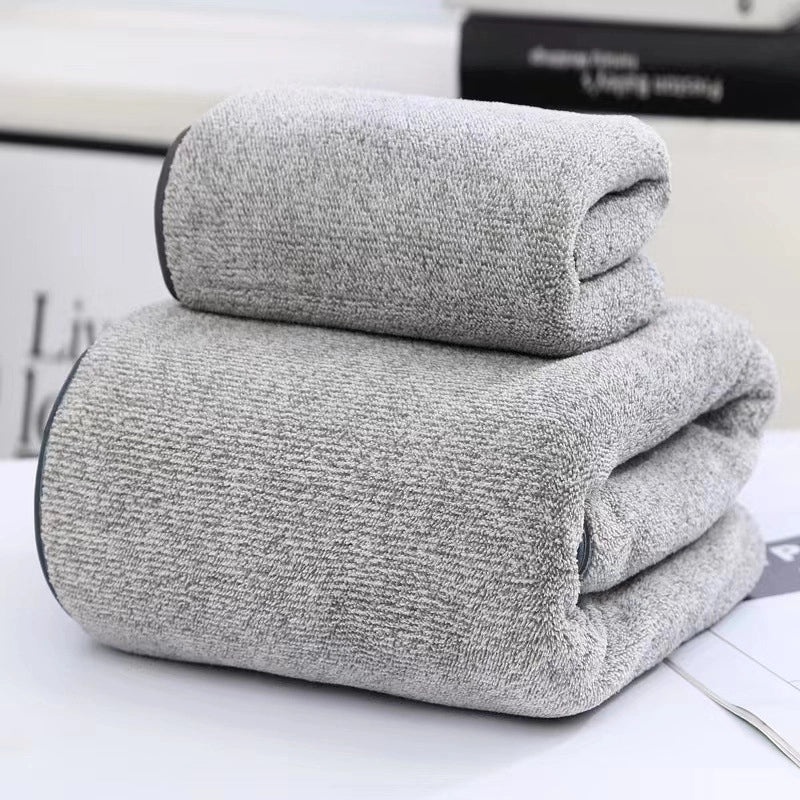 Star Coral Fleece Bath Towel Set Thick High-density Face Towel Mother and Child Gift Towel with Logo|Home Textiles Bath Towels