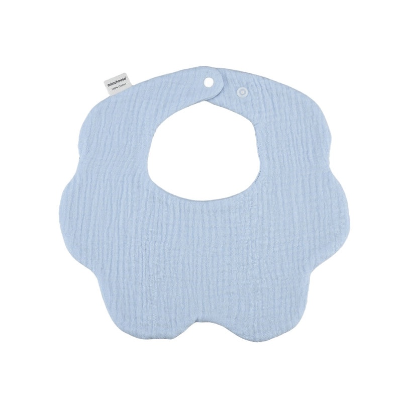 360 Degree Petal Shape Baby Bib Soft Cotton Newborn Saliva Towel Adjustable Infant Drool Bib|Baby Accessories