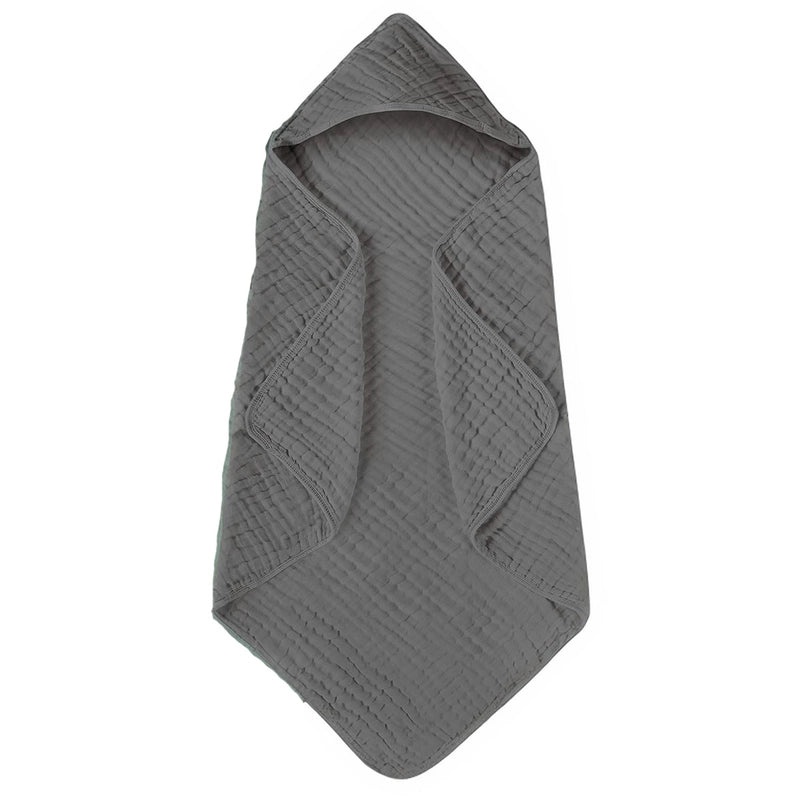 6-Layer Seersucker Gauze Hooded Bath Towel for Kids Soft Absorbent Bathrobe|Bath & Body Accessories