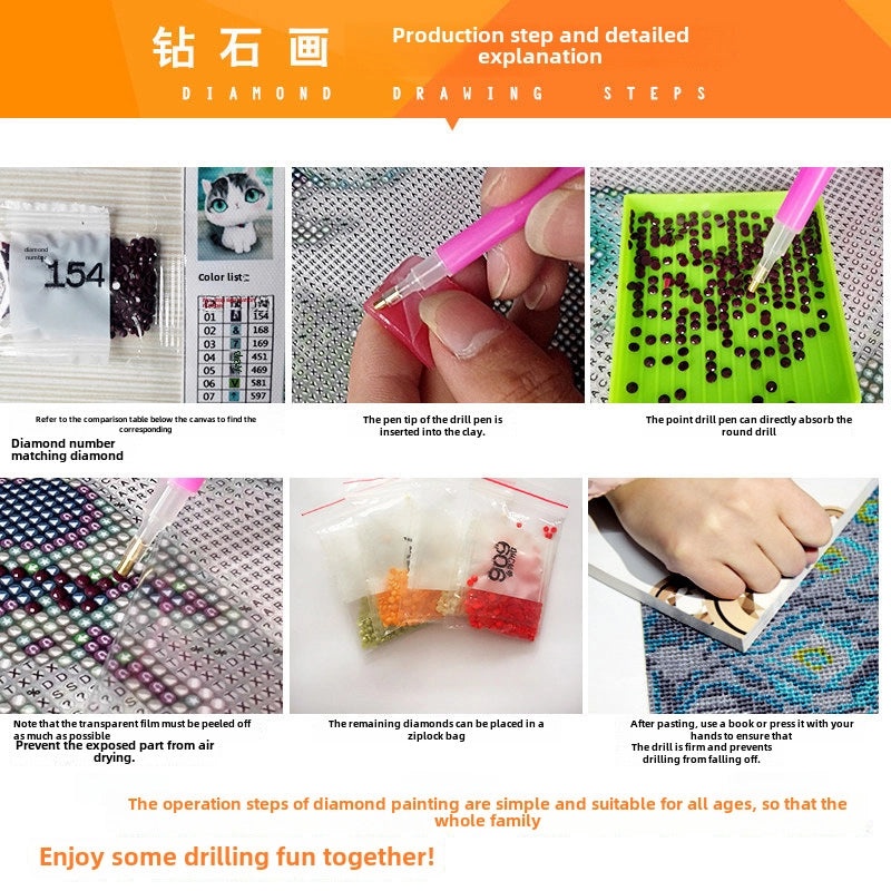 Zodiac Diamond Painting Kit for Kids DIY Round Art Home Decor Living Room Bedroom|DIY Craft Kits