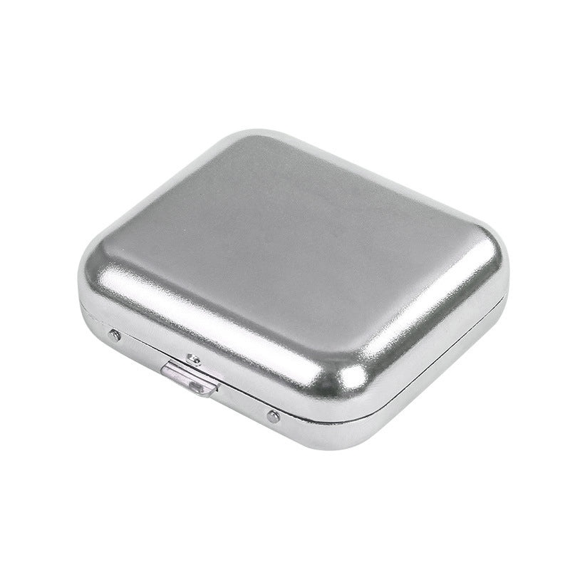 Portable Mini Stainless Steel Square Silver Ashtray|Smoking Accessories