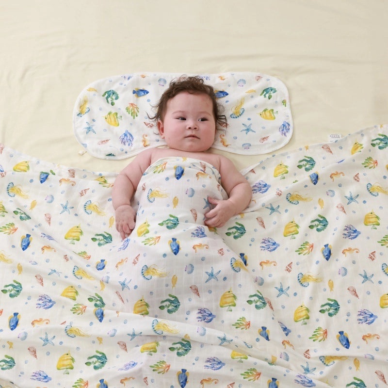 Adorable Animal Cartoon Bamboo Fiber Baby Accessories | Baby Products