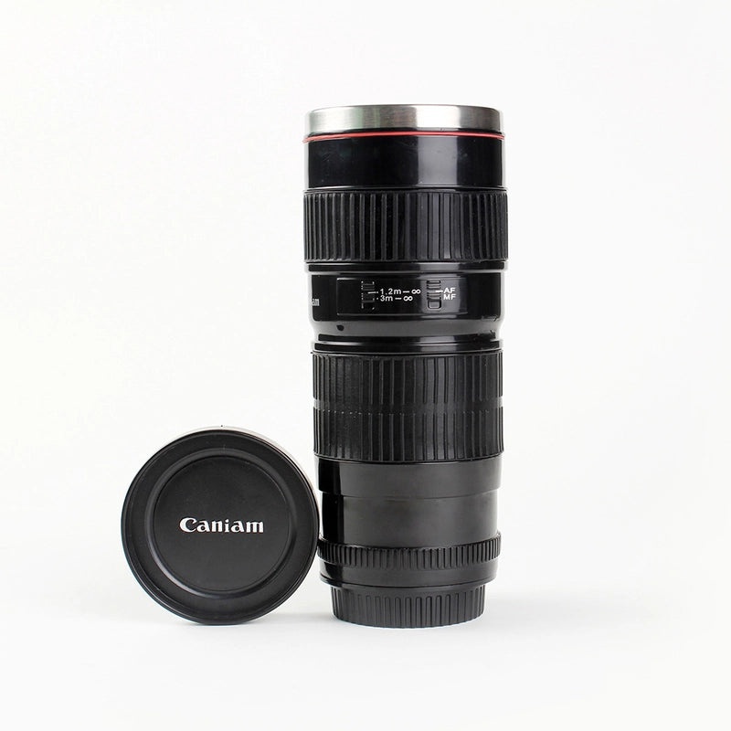 Casual SLR Lens Stainless Steel Travel Mug ABS Material | Drinkware & Mugs