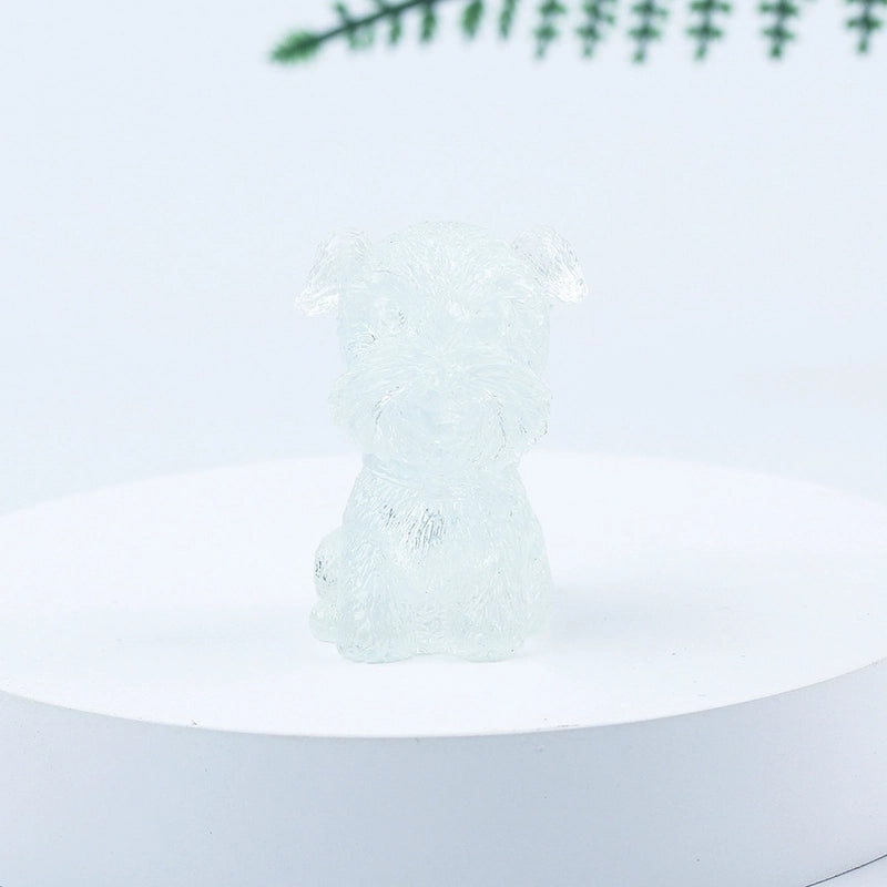 Adorable Dog Shaped Crystal Figurines for Home Decor|Decorative Figurines