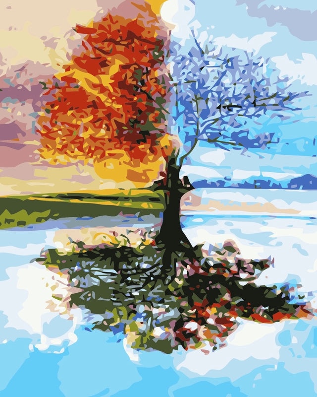 Frameless DIY Digital Oil Painting Large Animal Wall Art for Living Room Bedroom Dining Room | Home Decor Paintings