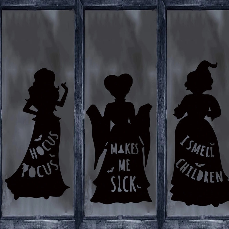 Casual Solid Color PVC Window Stickers for Vacation | Home Decor & Window Accessories