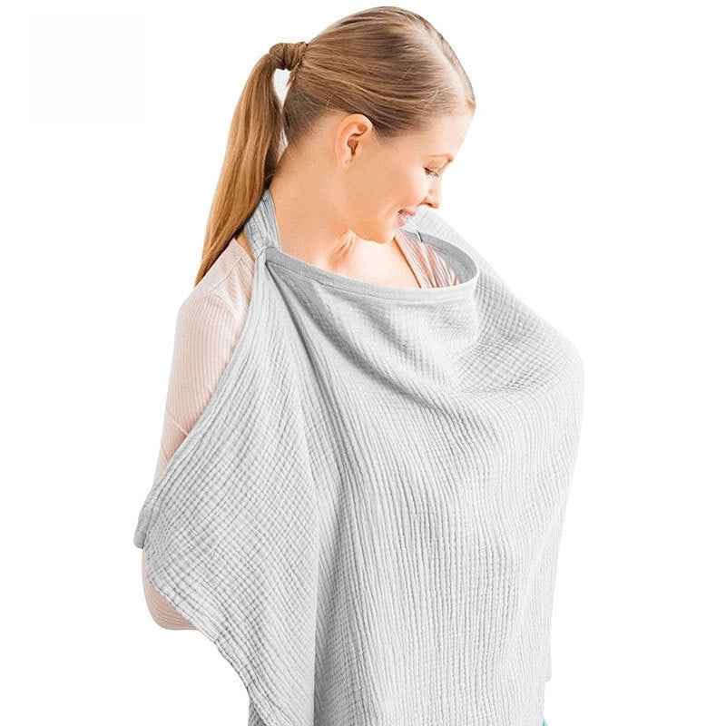 Multifunctional Nursing Cover Shawl Gauze Anti-Exposure Towel Baby Feeding Cloth|Maternity & Nursing Accessories
