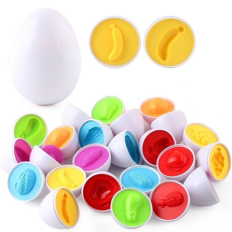 Early Learning Color Matching Simulation Eggs Toy Set for Kids|Educational Toys