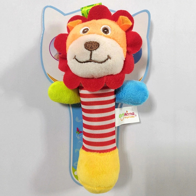 Cartoon Animal Baby Hand Rattle Stick Soft Newborn Toy|Baby Toys & Accessories
