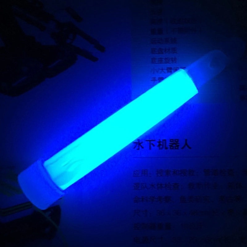 4-inch 6-angle Glow Stick with Hook for Emergency and Military Use | Outdoor & Tactical Gear