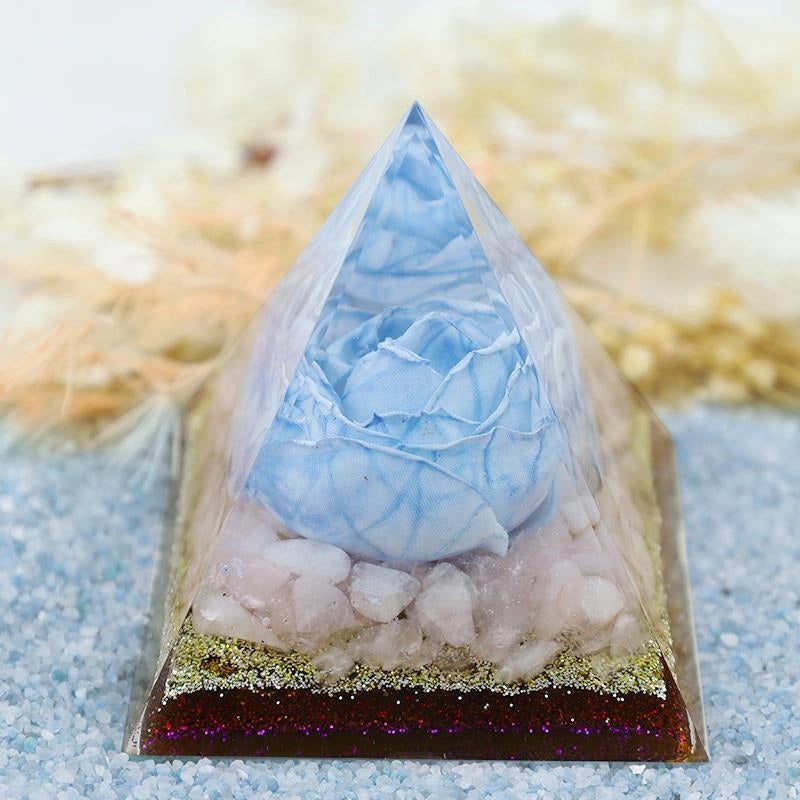 Minimalist Pyramid Resin Crystal Ornament|Home Decor