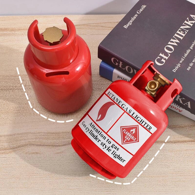 Cute Piggy Bank Toy Shaped Like Gas Cylinder | Kids' Savings Toys