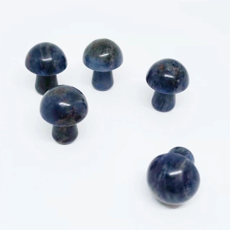 Natural 2cm Crystal Mini Mushroom Flowerpot Aquarium Decoration | Aquarium Ornaments