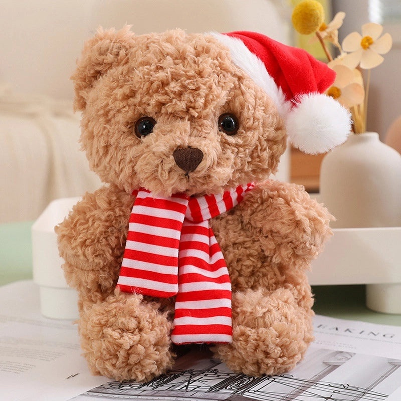 Christmas Plush Bear Stuffed Animal Soft PP Cotton Toy Gift for Kids|Stuffed Animals & Plush Toys