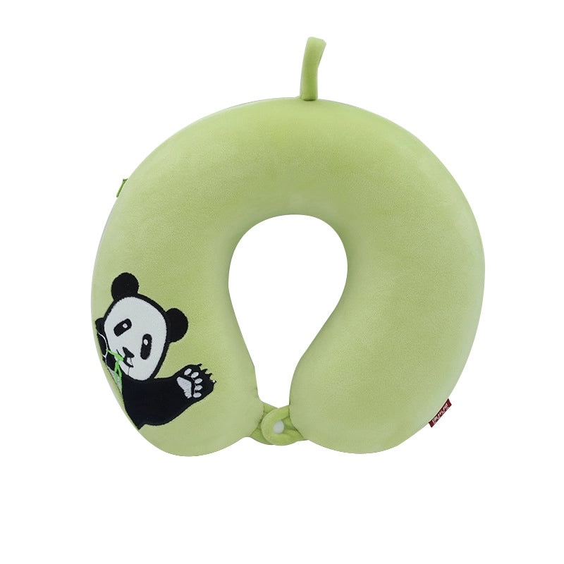 Cartoon Memory Foam U-Shaped Neck Pillow for Travel, Office, and Home | Travel Accessories