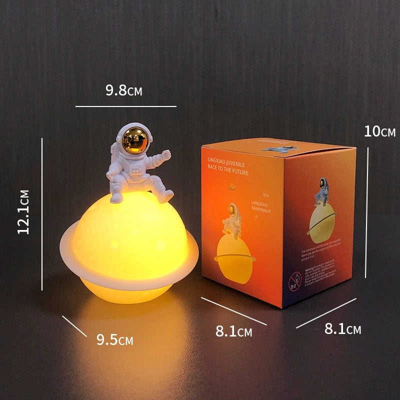Creative Moon Night Light Kids Gift Bedside Table Lamp Astronaut Theme Decorative Headlamp|Home Decor Lighting