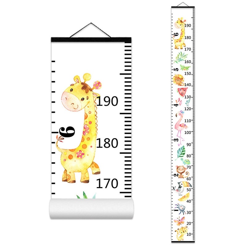 Nordic Kids Height Chart Wall Art | Decorative Growth Measurement for Children | Baby Height Sticker | Student Room Decor | Kids Growth Tracker|儿