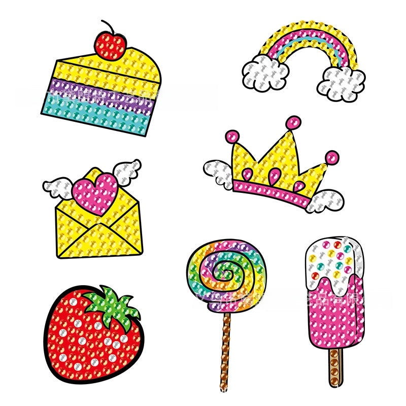 Mermaid DIY Diamond Painting Stickers for Kids | Kids Craft Supplies