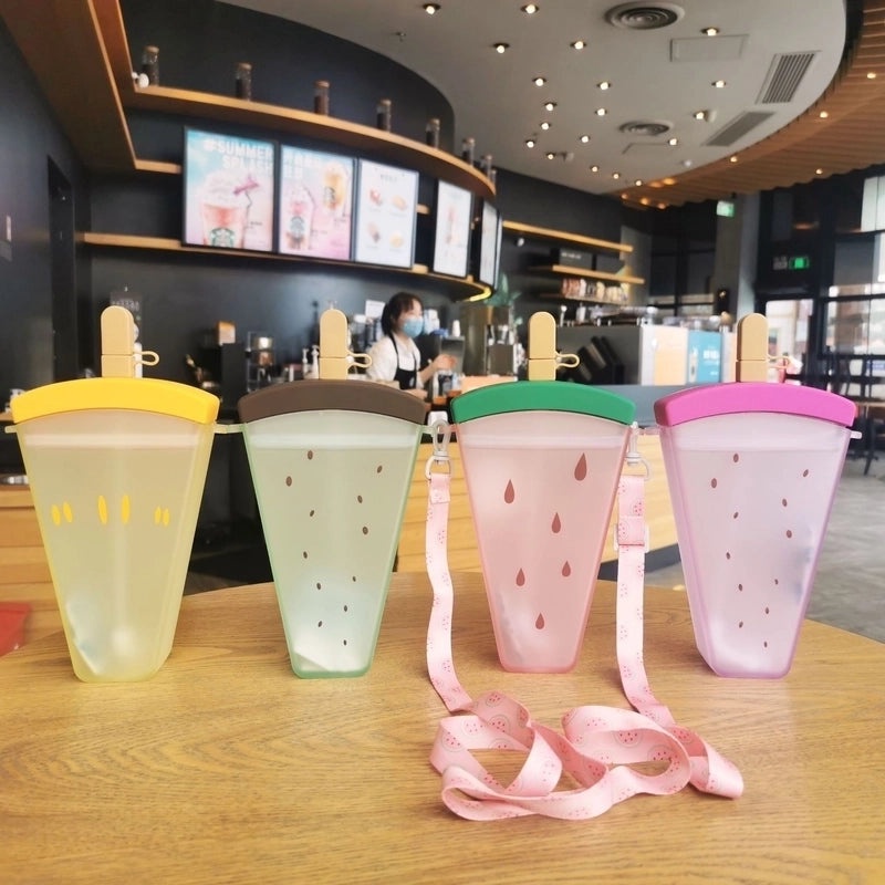 Cute Fruit Design Silica Gel Water Bottle for Daily Use | Drinkware & Bottles