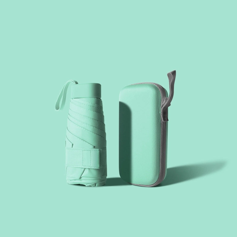 Ultra Light 60% UV Protection Folding Sun Umbrella for Women | Portable Pocket Sunshade with Custom Logo | Promotional Item | Fashion Accessories