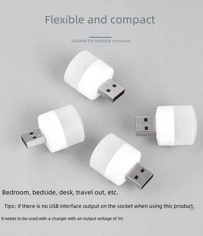 Creative Wireless USB Night Light for Bedroom Eye Protection Small Table Lamp Plug-in Decorative Atmosphere Light|Home Decor Lighting