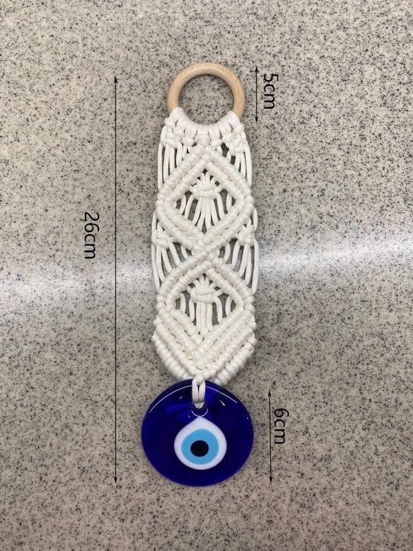 Minimalist Devil's Eye Cotton Thread Necklace Pendant | Jewelry & Accessories