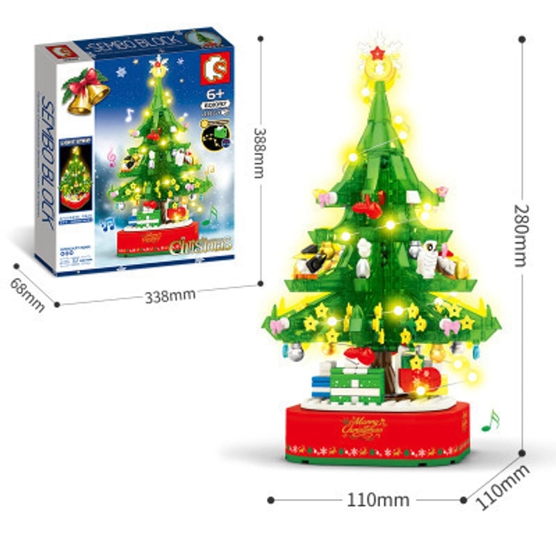 Toddler Building Blocks Toy Set (Ages 3-6) Christmas Tree Construction Plastic Bricks | Toys & Games