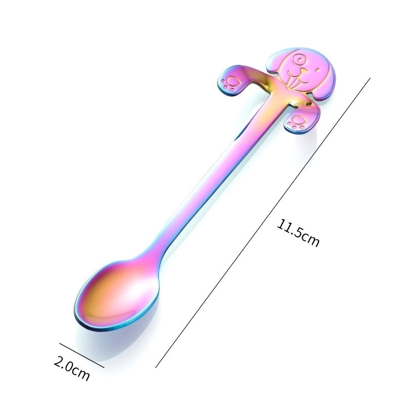 Cute Cartoon Stainless Steel Spoon for Everyday Use|Kitchen & Dining Utensils