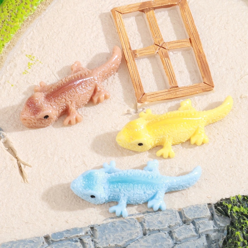 Realistic Lizard Miniature Landscape Resin Ornaments DIY Accessories for Shoes and Fridge | DIY Craft Supplies