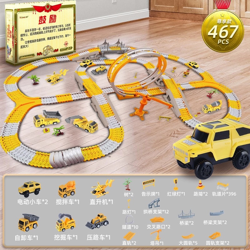Explosions Kids Educational DIY Electric Rail Car Toy Stall | Educational Toys & DIY Kits