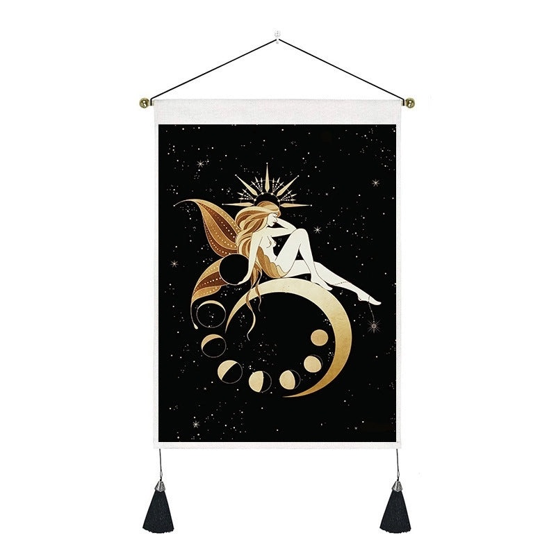 Vintage Starry Sky and Moon Wall Tapestry|Home Decor