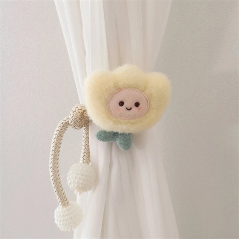Adorable Cloud Pattern Polyester Curtain Tiebacks | Window Accessories