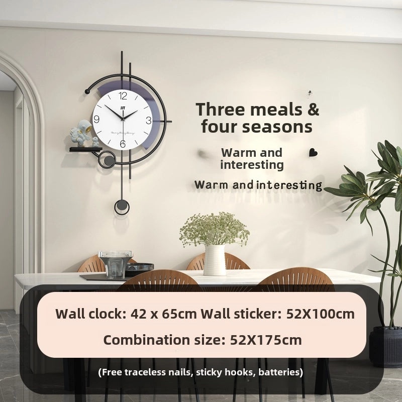 Modern Minimalist Wall Clock for Living Room | Home Decor & Wall Clocks