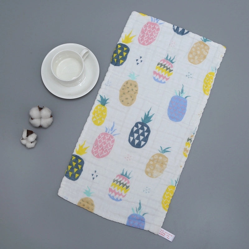 Adorable Cartoon Cotton Baby Burp Cloths Soft Absorbent Accessories for Newborns|Baby Accessories