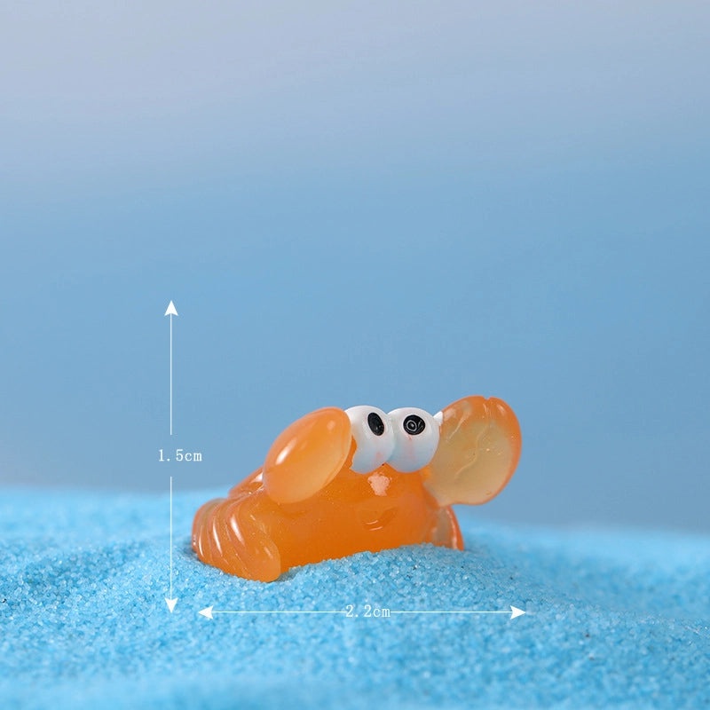 Marine Cartoon Resin Crab Shell and Whale Ornaments|Home Decor Accessories
