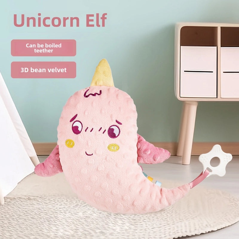 Yinmei Velvet Baby Soothing Towel and Nibbling Beanie Plush Doll | Baby Soothing Toys