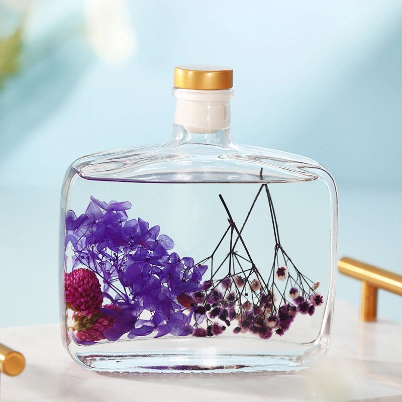 Elegant Minimalist Flower Glass Diffuser | Home Fragrance & Aromatherapy