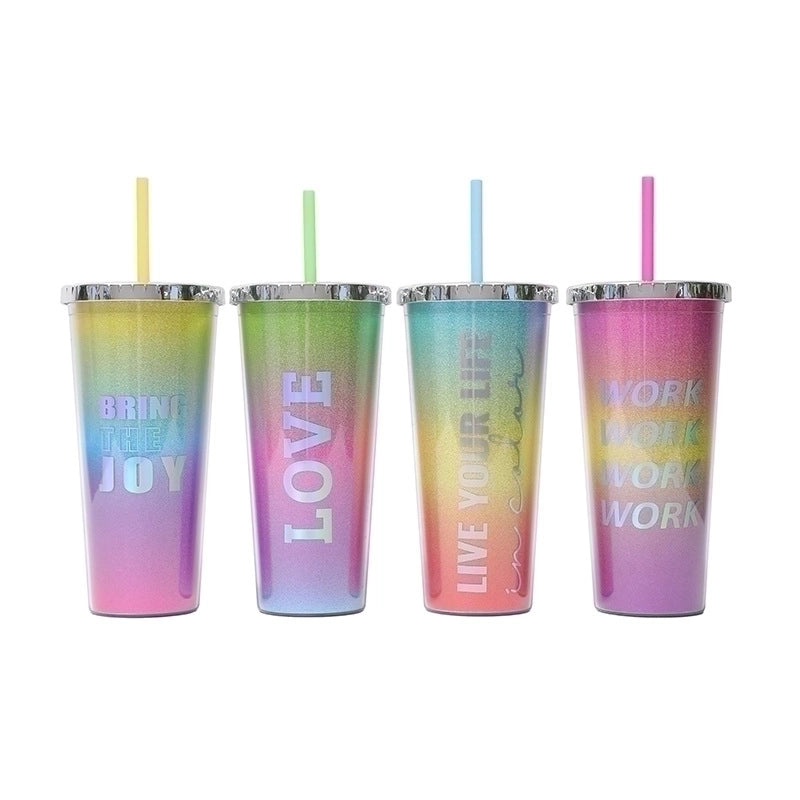 Colorful Alphabet Water Bottle ABS Material 1 Piece | Drinkware & Bottles