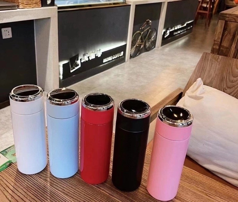 Insulated Stainless Steel Thermos Mug in Solid Colors for Everyday Use|Drinkware & Thermoses