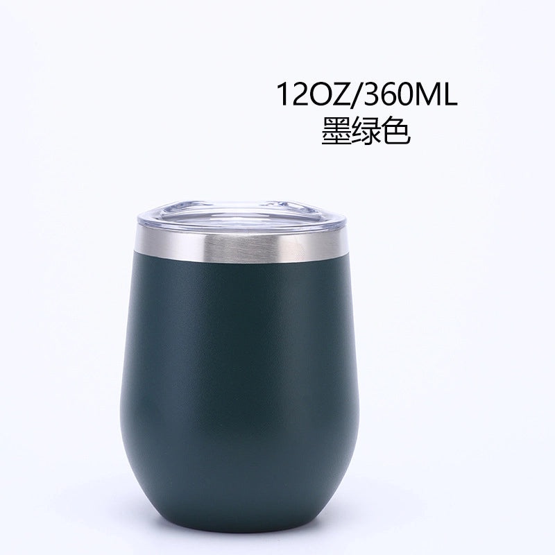 Creative Stainless Steel U-Cup Vacuum Water Bottle Portable Cute Eggshell Design|Drinkware & Water Bottles