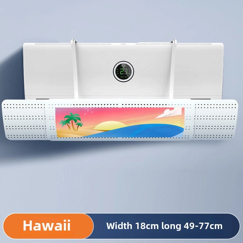 Retractable Universal Air Conditioner Wind Deflector for Pregnant Women and Children | Home & Living Accessories